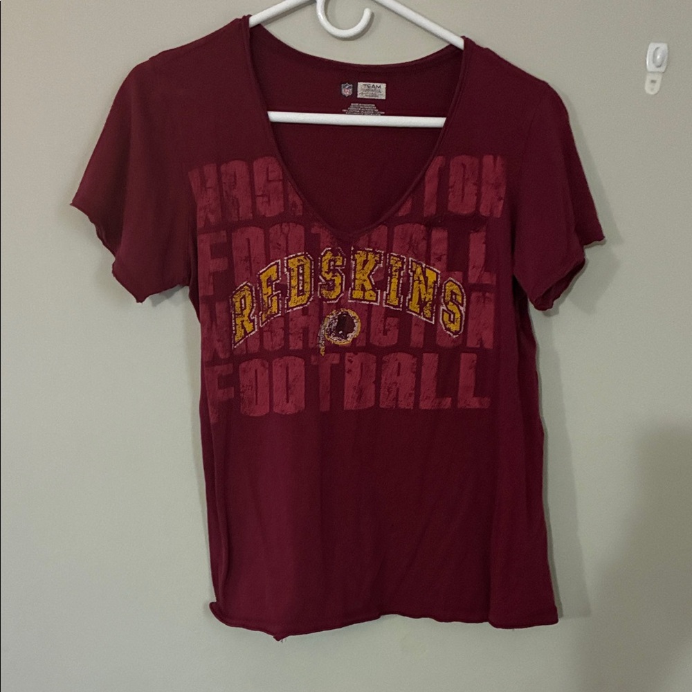 Team Apparel Burgundy Redskins Short Sleeve Tee